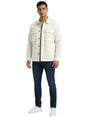 Image for Men's Plain Denim Dress Shirt,White