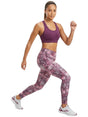 Image for Women's Printed Legging,Mauve