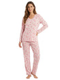 Image for Women's Floral Printed Sleepwear Set 2 Pcs,Pink