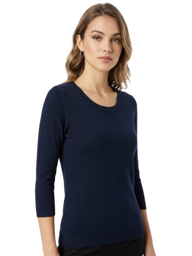 Image for Women's Textured Top,Navy