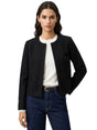 Image for Women's Plain Knitted Jacket,Black