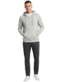 Image for Men's Plain Solid Hoodie,Grey