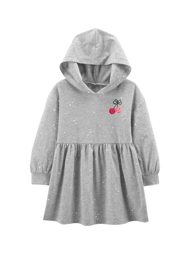Image for Kids Girl's Printed Dress,Grey