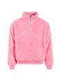 Image for Kids Girl's Plain Faux Fur Sweater,Pink