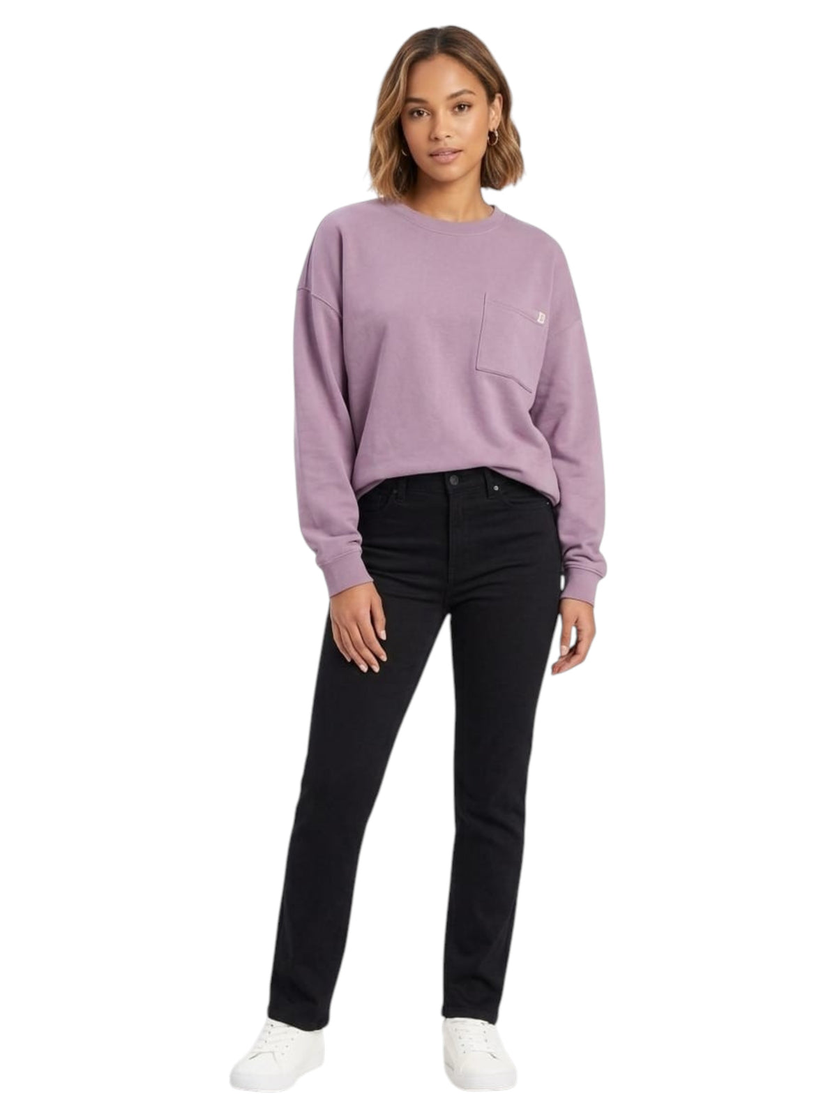 Image for Women's Plain Sweater,Mauve