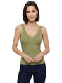 Image for Women's Ribbed Top,Olive