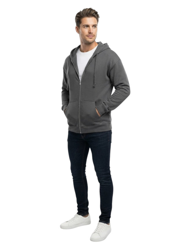 Image for Men's Plain Hoodie,Dusty Grey