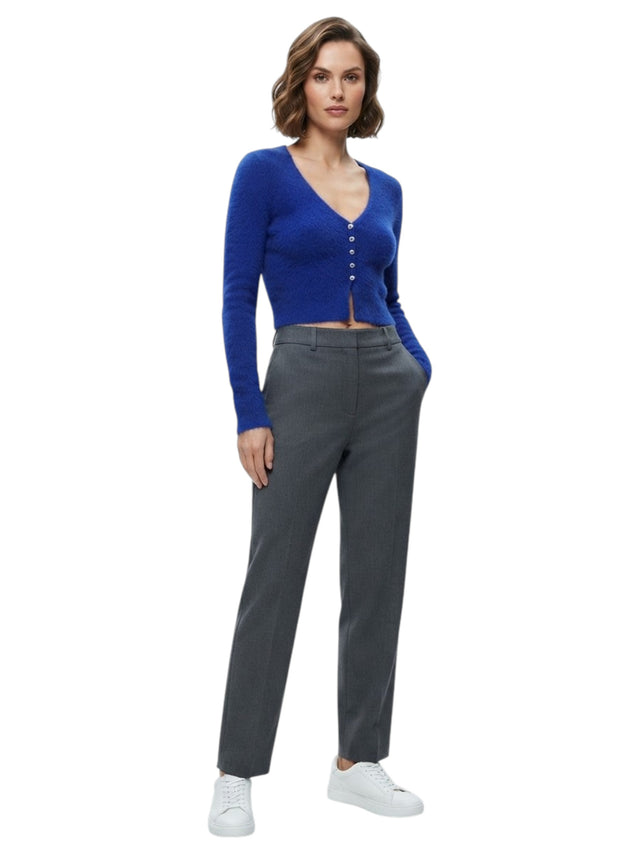 Image for Women's Eibbed Knitted Top,Dusty Blue