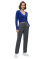 Image for Women's Eibbed Knitted Top,Dusty Blue