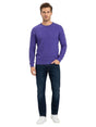 Image for Men's Textured Knitted Sweater,Mauve