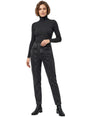 Image for Women's Plain Denim Pants,Black