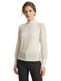 Image for Women's Textured Lace Top,White