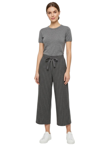 Image for Women's Stiped Pants,Grey