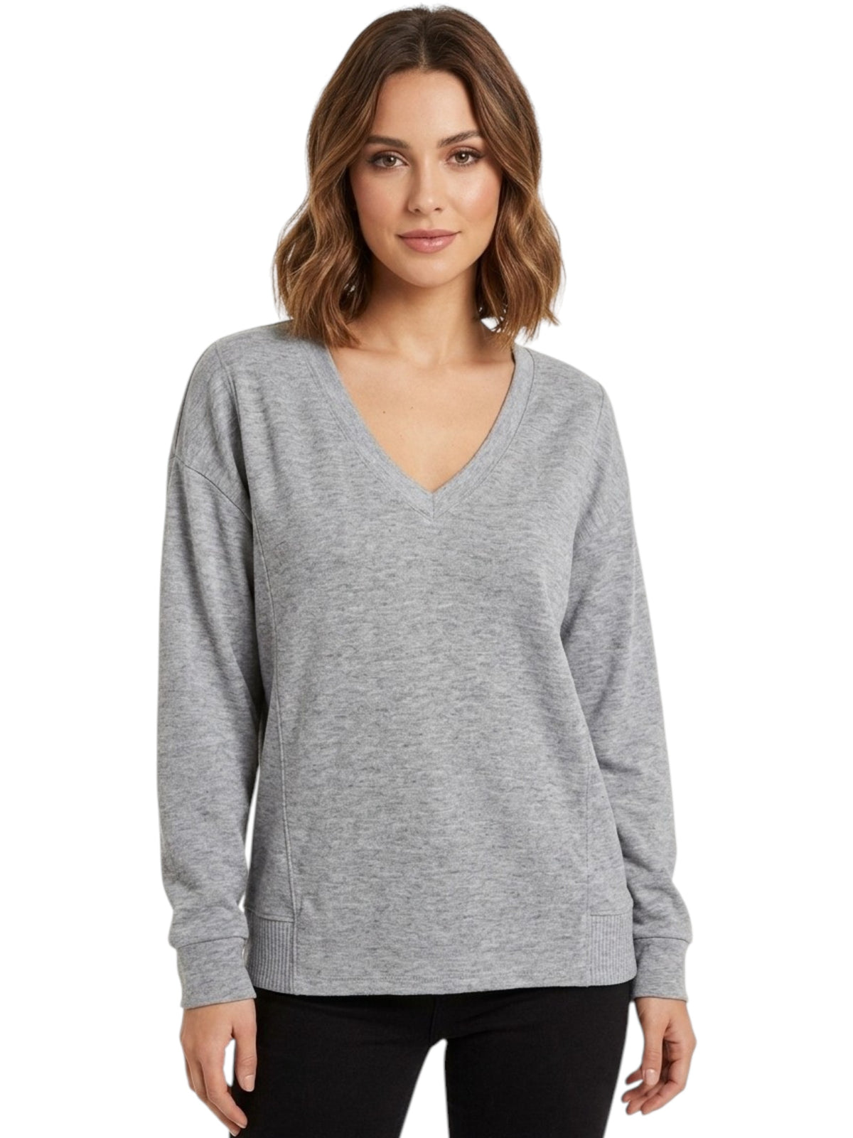 Image for Women's Plain Top,Grey