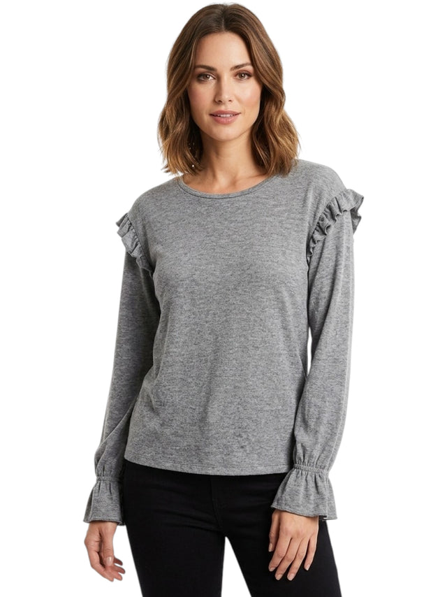 Image for Women's Plain Top,Grey