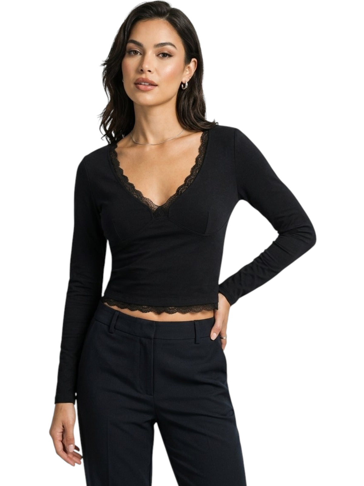 Image for Women's Plain Top,Black