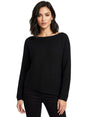 Image for Women's Plain Knitted Sweater,Black