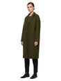 Image for Women's Textured Coat,Olive
