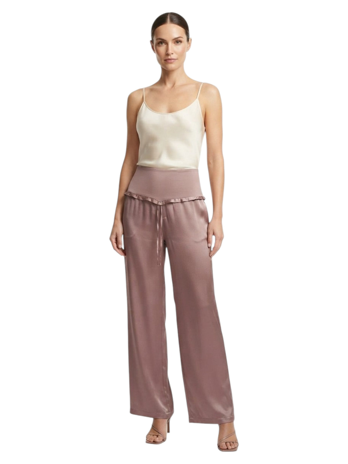 Image for Women's Plain Solid Pregnant Pant,Nude
