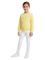 Image for Kids Girl's Plain Solid Sweaters,Yellow