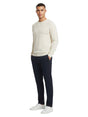 Image for Men's Plain Solid Sweaters,Light Grey