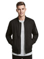 Image for Men's Plain Solid Jacket,Black
