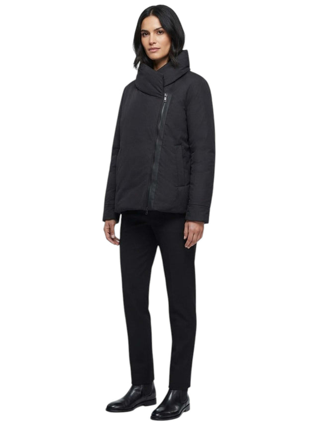 Image for Women's Plain Solid Jacket,Black