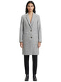 Image for Women's Plain Solid Coat,Grey