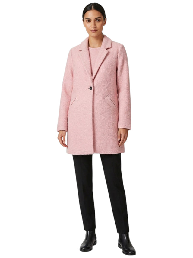 Image for Women's Textured Coat,Pink