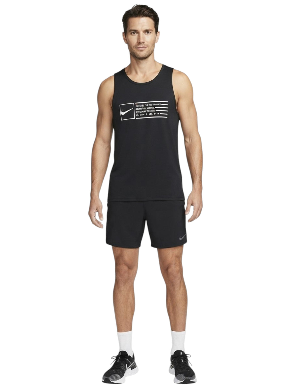 Image for Men's Printed Sport Top,Black