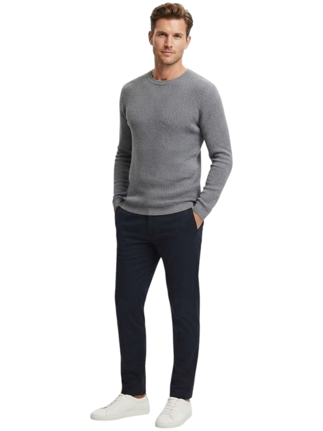 Image for Men's Textured Sweaters,Grey
