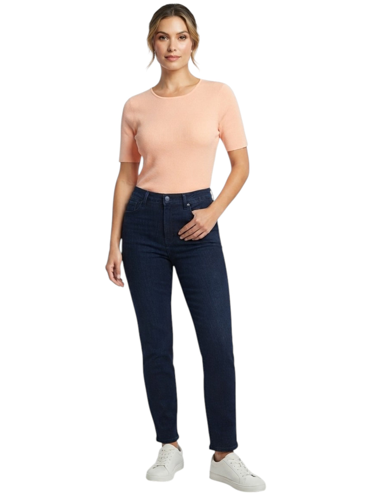 Image for Women's Plain Solid Top,Light Coral