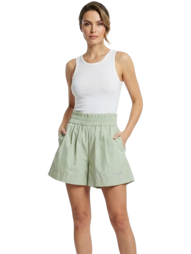 Image for Women's Plain Solid Short,Mint Green