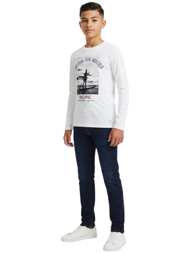 Image for Kids Boy's Printed Top,White