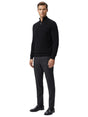Image for Men's Ribbed Knitted Sweater,Black
