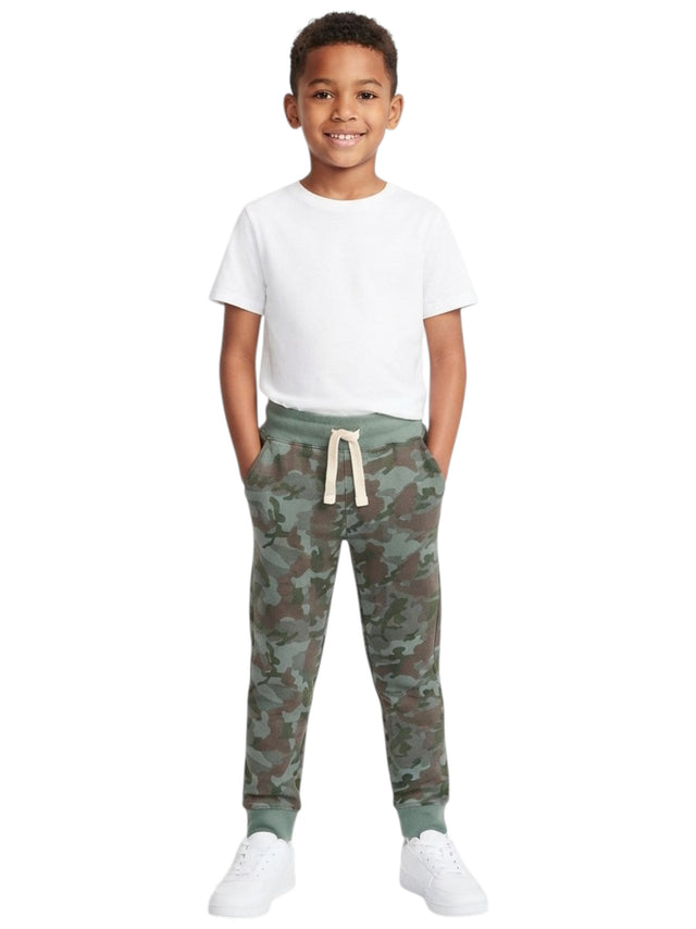 Image for Kids Boy's Printed Pants,Olive