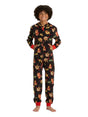 Image for Kids Boy's Printed Knitted Jumpsuit,Black