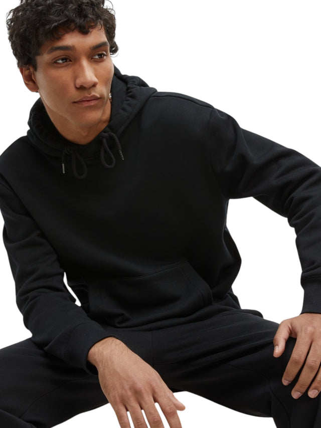 Image for Men's Plain Hoodie,Black