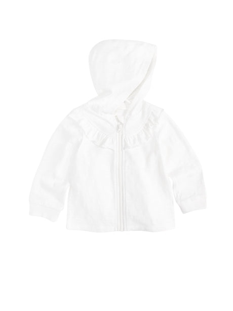 Image for Kids Girl's Plain Hoodie,White