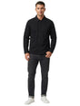 Image for Men's Plain Denim Jacket,Black