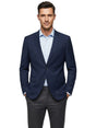 Image for Men's Plain Blazer,Navy