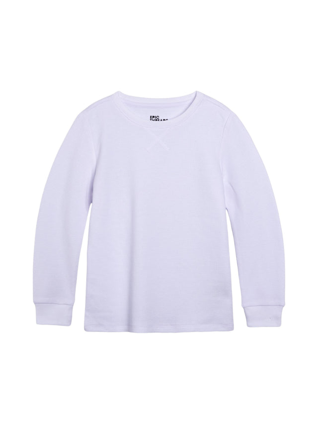 Image for Kids Boy's Textured Top,White