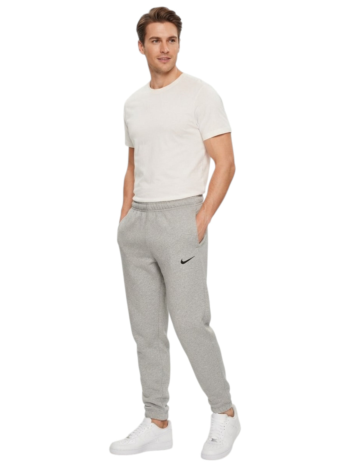 Image for Men's Brand Logo Printed Pants,Grey