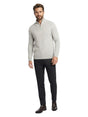 Image for Men's Ribbed Knitted Sweater,Light Grey