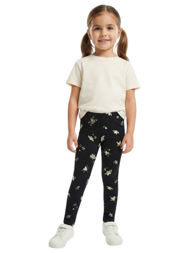 Image for Kids Girl's Printed Legging,Black