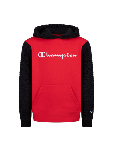 Image for Kids Boys Brand Logo Printed Hoodie,Red