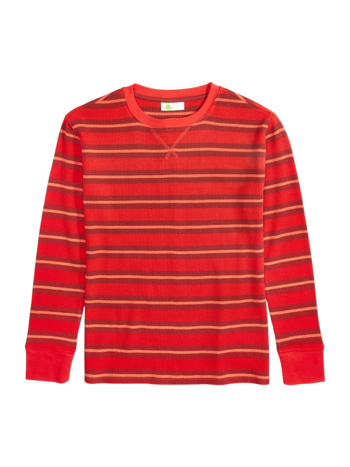 Image for Kids Boy's Stripped Knitted Top,Red