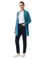 Image for Women's Plain Cardigan,Dusty Blue