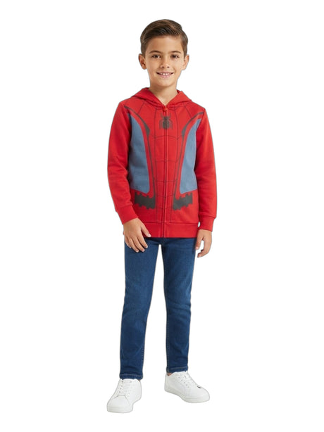 Image for Kids Boys Printed Jacket,Red/Blue