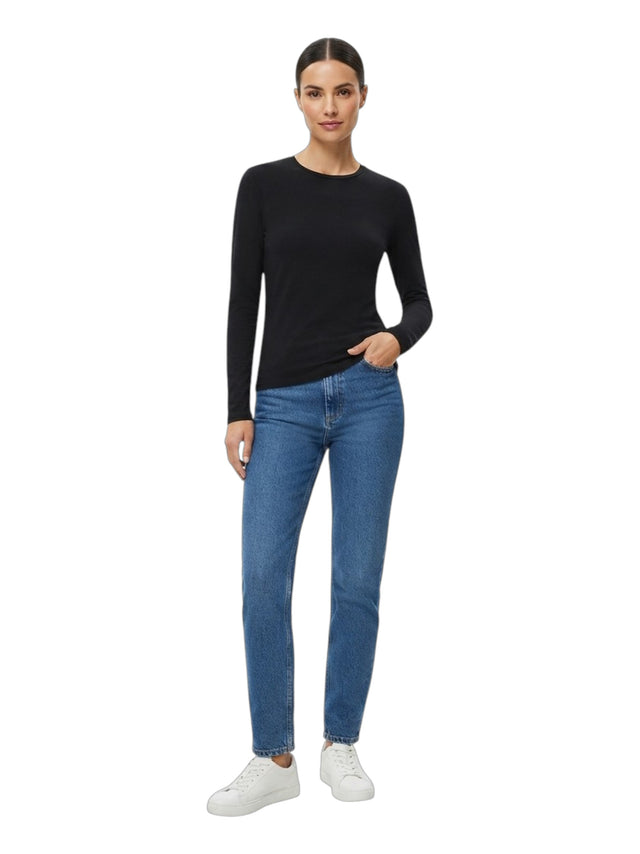 Image for Women's Plain Soft Top,Black